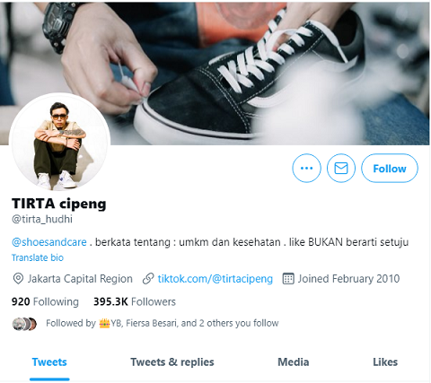 Bahas Louis, Nama Dokter Tirta <i>Trending</i> di Twitter