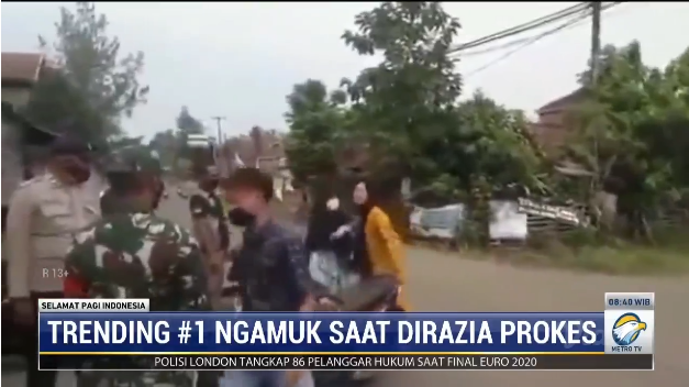 <i>Trending</i> Medos: Perempuan <i>Ngamuk</i> Saat Razia Prokes Hingga Cara Unik Pengenalan Siswa Baru