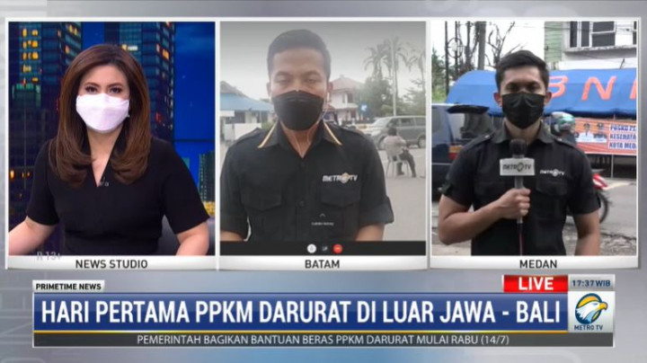 Begini Suasana Hari Pertama PPKM Darurat di Batam dan Medan