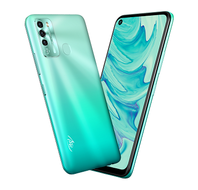 Vision 2 didesain unibody super tipis 8,3mm, penutup kaca 2.5D dan tekstur radial untuk mengurangi sisa sidik jari pada bagian belakang.  (Foto: Dok. itel)