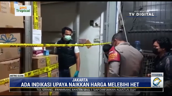 Gerebek Gudang Penimbun, Ratusan Boks Obat Terapi Covid-19 Disita