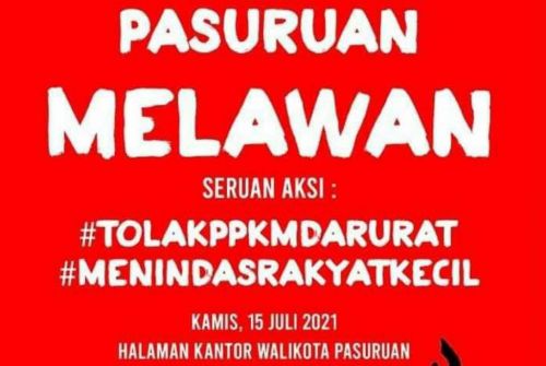 Beredar Poster Seruan Aksi Tolak PPKM Darurat di Pasuruan, Polisi Sebut Hoaks
