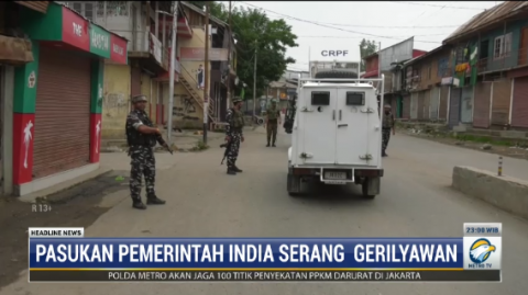 3 Gerilyawan Tewas Ditembak Militer India di Kashmir
