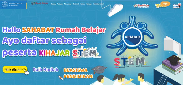 Nadiem Minta Portal Rumah Belajar Terus Ditingkatkan