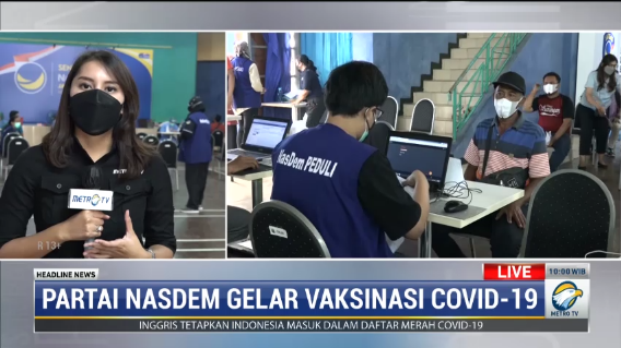 NasDem Gelar Vaksinasi Massal, Bisa Daftar <i>Online</i> atau Datang Langsung
