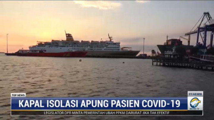 Makassar Berinovasi Ciptakan Tempat Isolasi Terapung di Kapal
