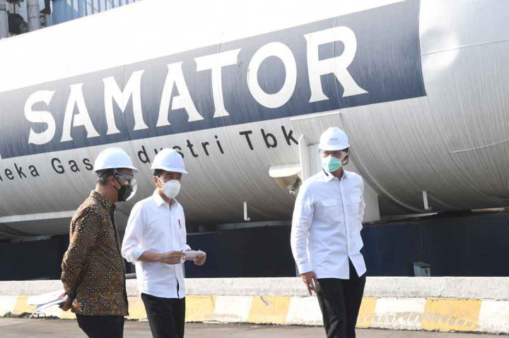 Jokowi: Penuhi Kebutuhan Oksigen Medis, Pemerintah Gandeng Swasta