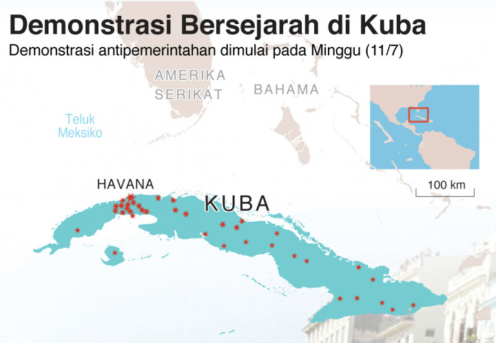 Demonstrasi Bersejarah Sepanjang Perjalanan Revolusi Kuba