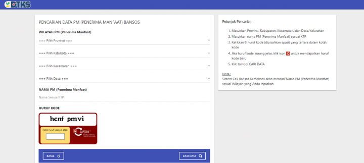 Cair Hari Ini, Cek Penerima Bansos di cekbansos.kemensos.go.id