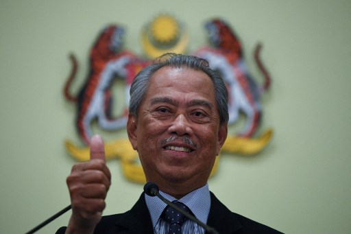Perdana Menteri Malaysia Muhyiddin Yassin. Foto: AFP.