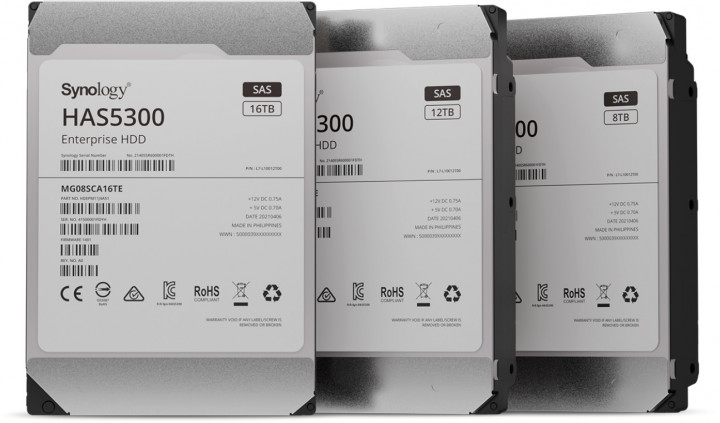 Synology Rilis Hard Drive Model SAS Segmen Enterprise