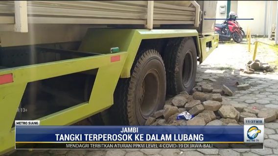 Mobil Tangki Oksigen Ambles, Distribusi di Jambi Terhambat