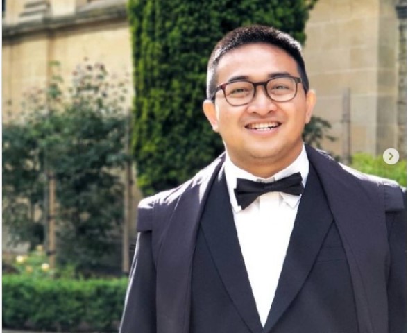 Indra Rudiansyah, salah satu anak muda Indonesia yang ikut dalam melahirkan vaksin AstraZeneca. (Foto: Dok. Instagram Lemb Pengelola Dana Pendidikan/@lpdp_ri)