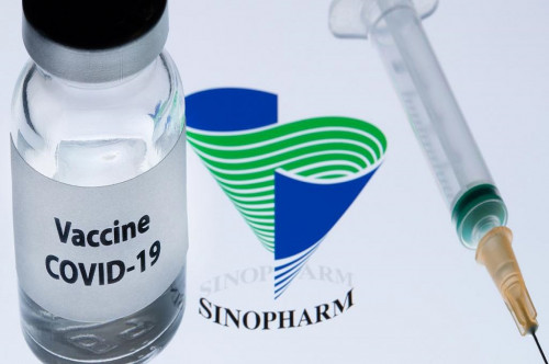 Vaksin covid-19 buatan Sinopharm. (AFP)