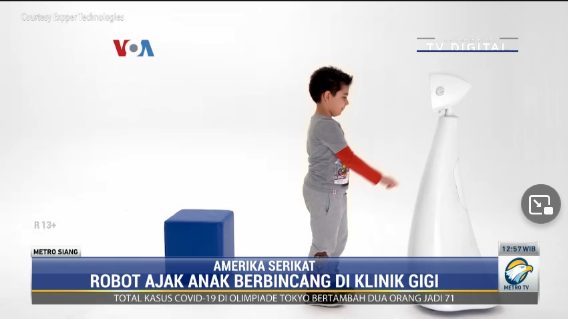 Robin, Robot Ramah Agar Anak Tidak Takut ke Dokter Gigi