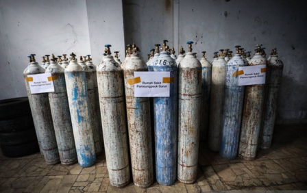 Kemenkeu Beri 100 Tabung Oksigen dan Regulator untuk Penanganan Pasien Covid-19