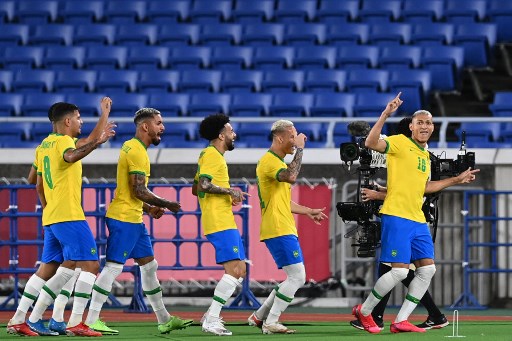 Olimpiade 2020: Hattrick Richarlison Bantu Brasil Taklukkan Jerman
