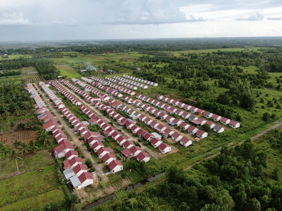 Rumah subsidi di Kalimantan Barat. Foto: Kementerian PUPR