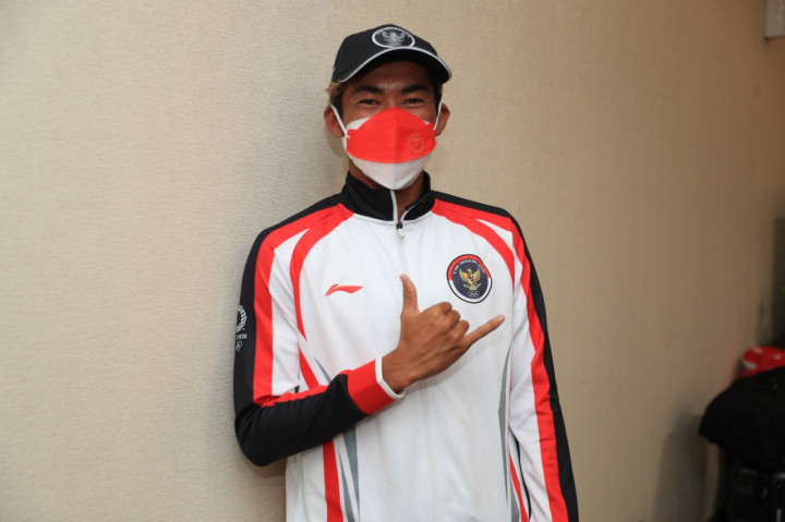 Wow! Atlet Berdarah Indonesia-Jepang Jadi Pembawa Bendera Merah-Putih di Pembukaan Olimpiade Tokyo