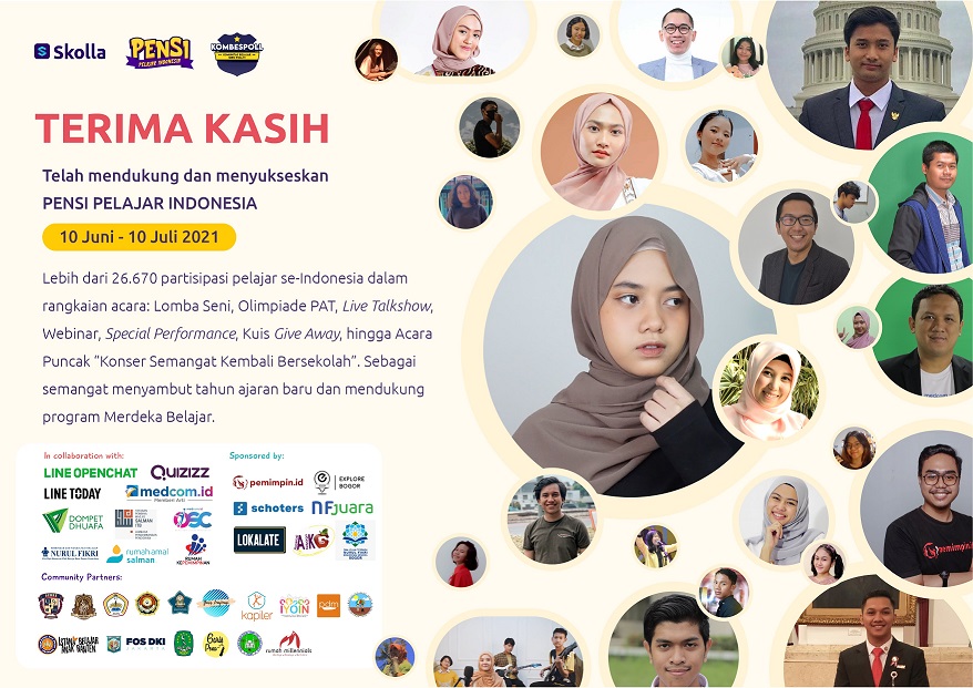 Pensi Pelajar Indonesia. Dok Skolla.
