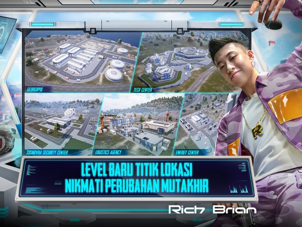 Update PUBG Mobile 1.5 bawa Rich Brian dan Tesla