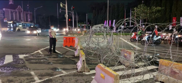 3.385 Aparat Amankan Demo Penolakan PPKM di Istana Merdeka