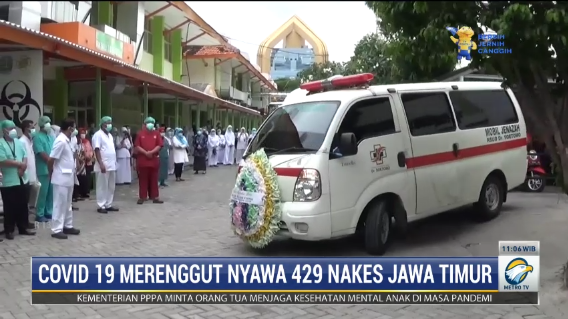 Gawat! 429 Nakes di Jawa Timur Meninggal 25 Hari Terakhir
