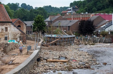 Banjir Kembali Melanda Belgia di Tengah Badai Petir