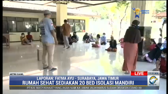 Pemkot Surabaya Siapkan Fasilitas Isoman di Setiap Kelurahan