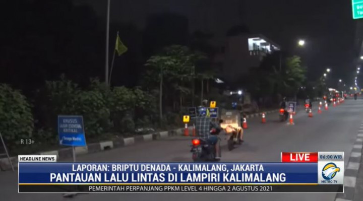Suasana Terkini Lintas Kalimalang usai Perpanjangan PPKM Level 4