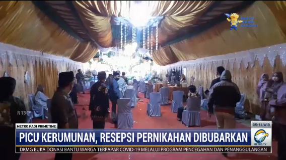 Picu Kerumunan, Resepsi Pernikahan di Mamasa Dibubarkan Paksa