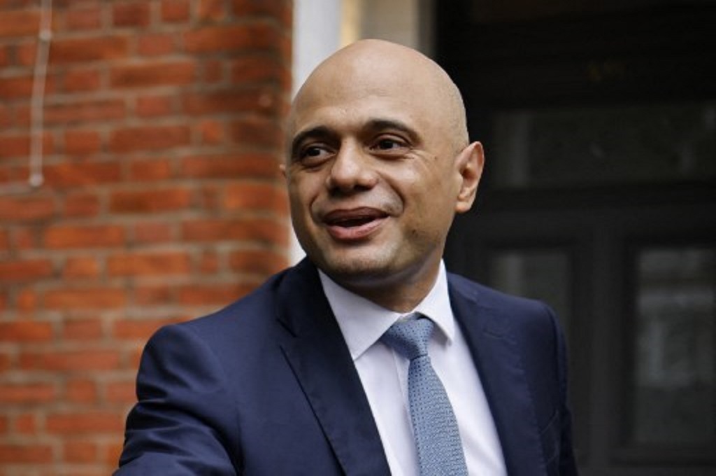 Menteri Kesehatan Inggris Sajid Javid. (Tolga Akmen / AFP)