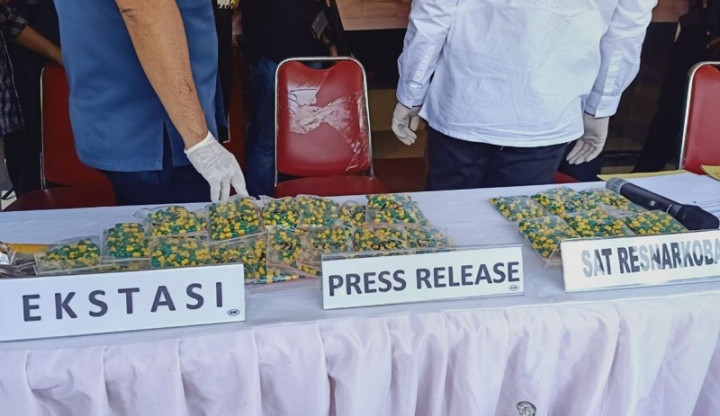 Pengedar 2.342 Butir Ekstasi Ditangkap di Cipondoh Tangerang