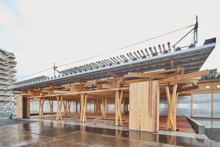 Village Plaza, Ruang Atlet Olimpiade Tokyo Dibangun Pakai Kayu Pinjaman