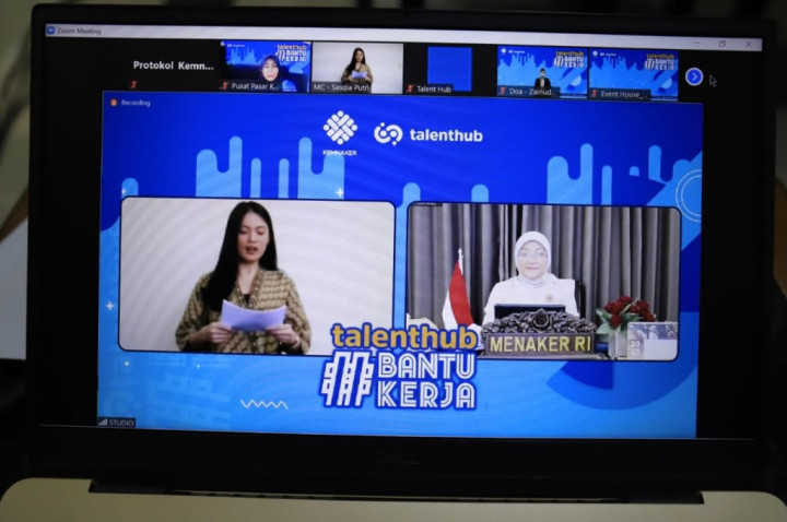 Kemenaker Canangkan Gerakan Tagar #TalenthubBantuKerja