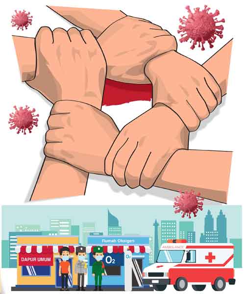 Saling Bantu dan Gotong Royong di Masa Pandemi Covid-19