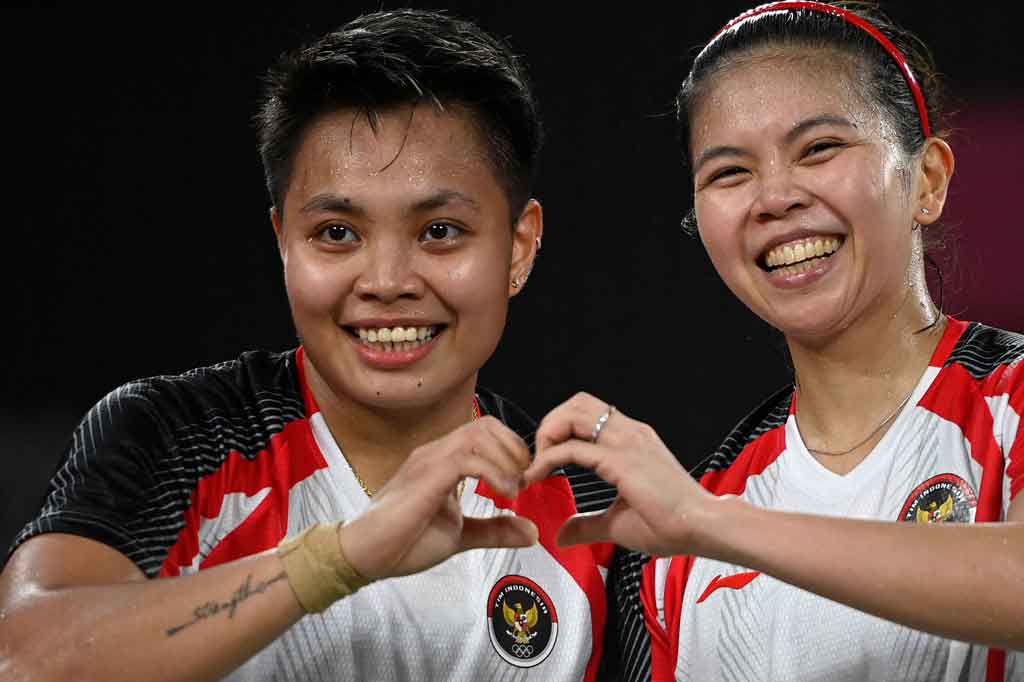 Olimpiade Tokyo: Greysia/Apriyani Tekuk Juara Dunia Fukushima/Hirota