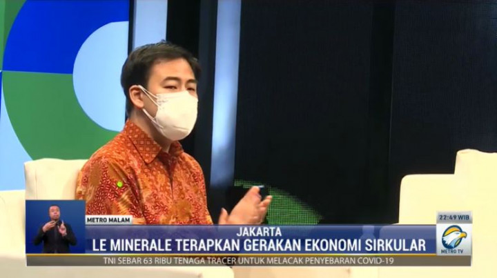 Le Minerale Hidupkan Gerakan Ekonomi Sirkular Atasi Sampah Plastik