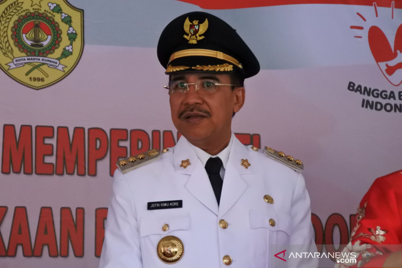 Wali Kota Kupang, Provinsi Nusa Tenggara Timur, Jefri Riwu Kore (Antara/ Benny Jahang)