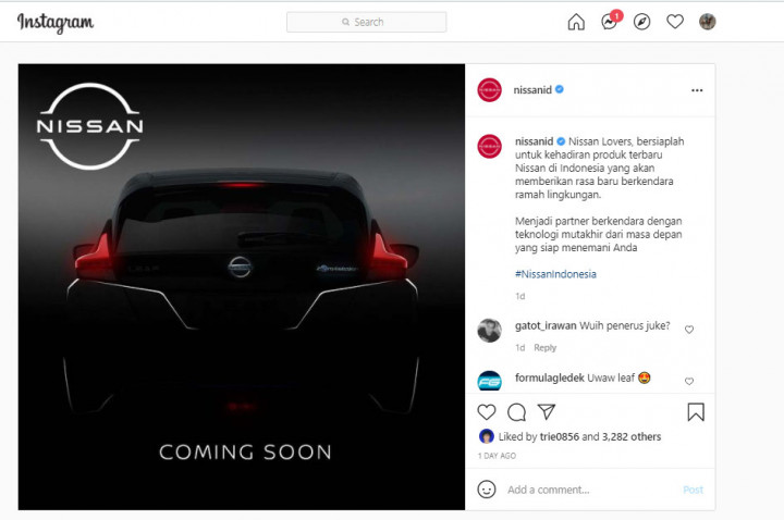 Nissan Siapkan Mobil Listrik, Ini Waktu Peluncurannya