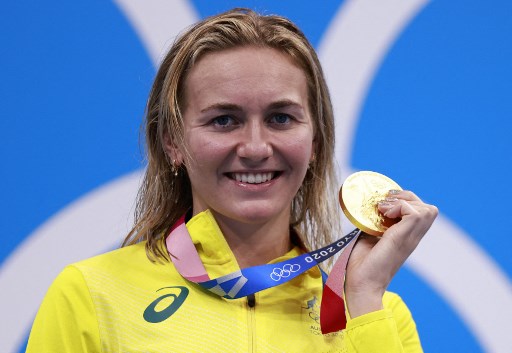 Ariarne Titmus. (Odd ANDERSEN / AFP)
