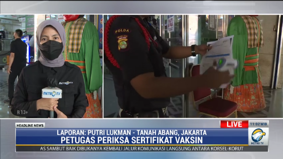 Pengunjung Pasar Tanah Abang Wajib Tunjukkan Sertifikat Vaksinasi