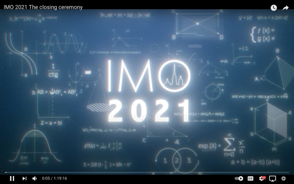 International Mathematical Olympiad (IMO) 2021. Foto: Dok Kemendikbudristek.