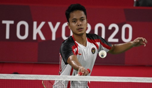 Anthony Sinisuka Ginting. (Alexander NEMENOV / AFP)