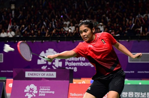 Gregoria Mariska Tunjung. (SONNY TUMBELAKA / AFP)