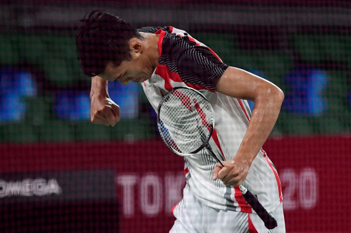 Taklukkan Wakil Singapura, Jonatan Christie Lolos 16 Besar Olimpiade Tokyo