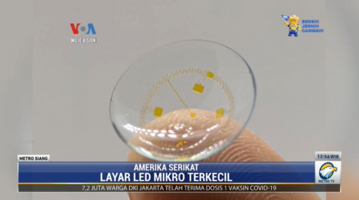 Perusahaan AS Kembangkan Lensa Kontak Pintar Informasi Digital