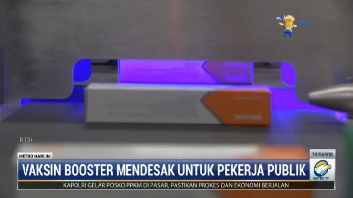 Vaksin <i>Booster</i> Mendesak untuk Pekerja Publik