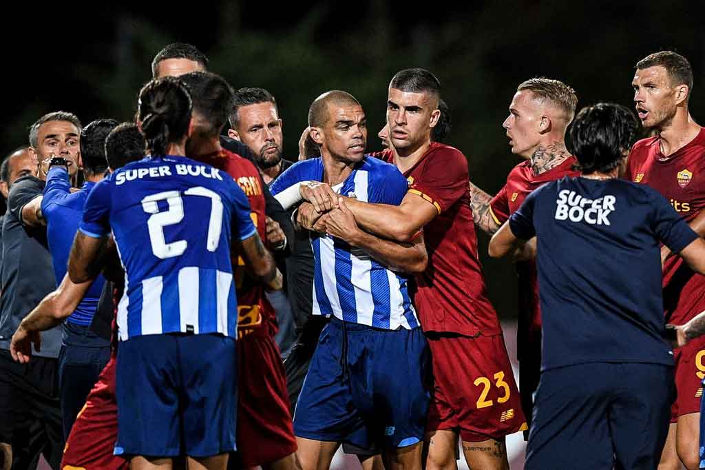 Laga Uji Coba: Porto Vs AS Roma Berakhir Imbang 1-1