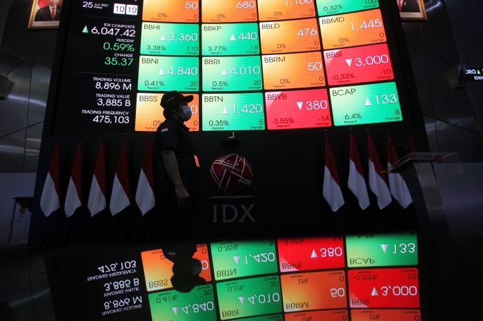 Ilustrasi pergerakan IHSG - - Foto: Antara/ Reno Esnir